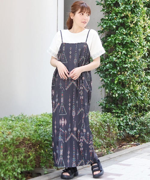 チチカカ（チチカカ）の「ワンピース浴衣3点セット（浴衣・レディース・ブラック・FREE）」の5枚目の写真