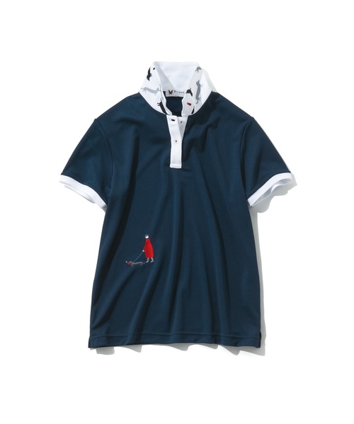 Picone CLUB(ピッコーネクラブ)の「UV速乾ポイント刺繍ポロシャツ(ポロシャツ・レディース・イエロー/ネイビー/ピンク/ホワイト・S/M/L)」の1枚目の写真