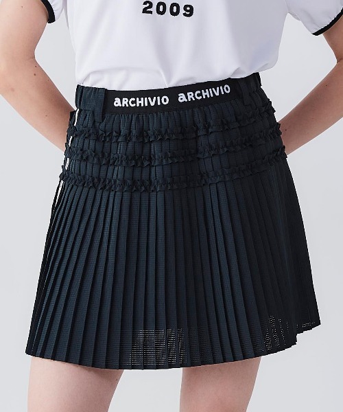 LADIES>ミニプリーツ撥水通気スカート（スカート）｜archivio