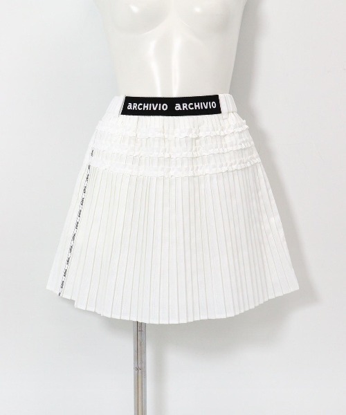 archivio(アルチビオ)の「<LADIES>ミニプリーツ撥水通気スカート(スカート・レディース・ブラック/ライトグリーン/ホワイト/レッド・L/M/S)」の14枚目の写真