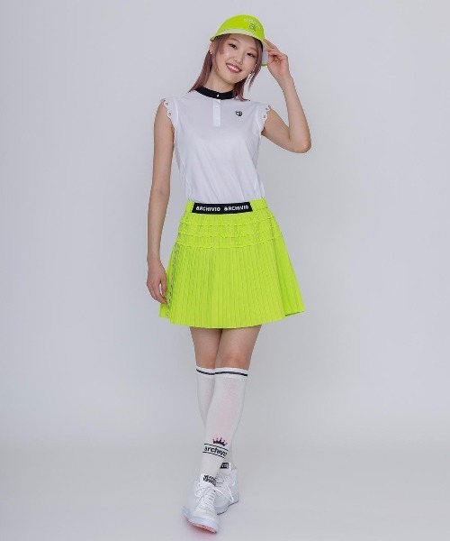 archivio(アルチビオ)の「<LADIES>ミニプリーツ撥水通気スカート(スカート・レディース・ブラック/ライトグリーン/ホワイト/レッド・L/M/S)」の11枚目の写真