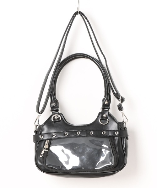 VIBGYOR（ヴィブジョー）の「【LAMPOON】2WAY痛バッグ（ショルダーバッグ・レディース・ブラック/シルバー・FREE）」の13枚目の写真