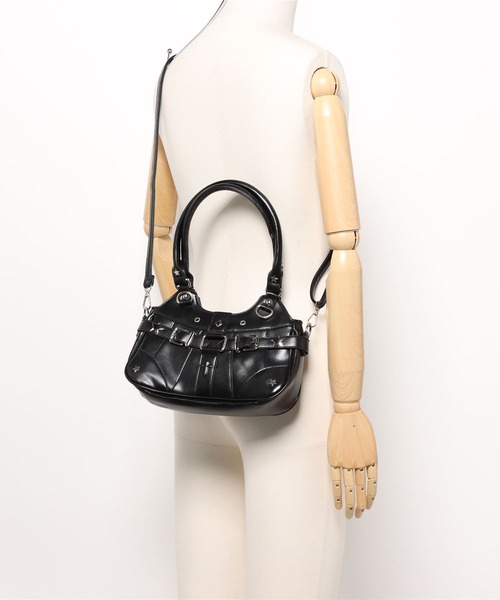 VIBGYOR（ヴィブジョー）の「【LAMPOON】2WAY痛バッグ（ショルダーバッグ・レディース・ブラック/シルバー・FREE）」の16枚目の写真