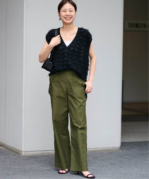 JOURNAL STANDARD relume（ジャーナルスタンダード　レリューム）の「《追加15》ワイドベイカーパンツ（カーゴパンツ・レディース・ネイビー/ベージュ/カーキ・34/36/38）」の12枚目の写真