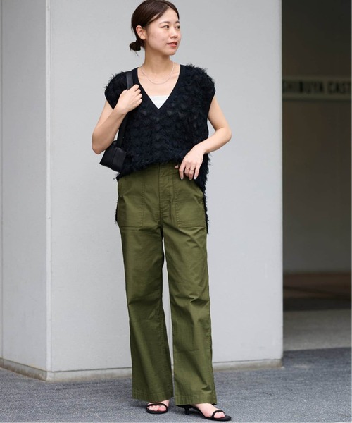 JOURNAL STANDARD relume（ジャーナルスタンダード　レリューム）の「《追加15》ワイドベイカーパンツ（カーゴパンツ・レディース・ネイビー/ベージュ/カーキ・34/36/38）」の13枚目の写真