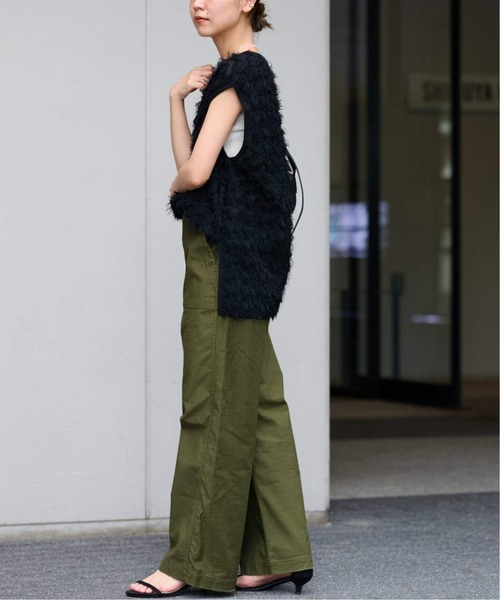 JOURNAL STANDARD relume（ジャーナルスタンダード　レリューム）の「《追加15》ワイドベイカーパンツ（カーゴパンツ・レディース・ネイビー/ベージュ/カーキ・34/36/38）」の14枚目の写真