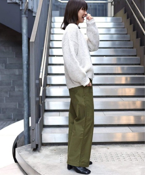 JOURNAL STANDARD relume（ジャーナルスタンダード　レリューム）の「《追加15》ワイドベイカーパンツ（カーゴパンツ・レディース・ネイビー/ベージュ/カーキ・34/36/38）」の21枚目の写真