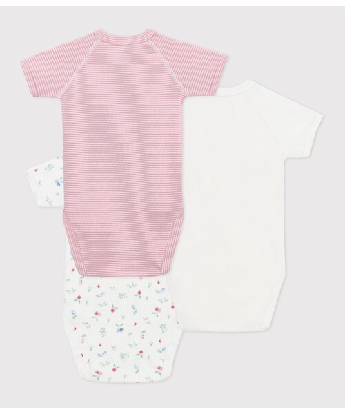 PETIT BATEAU(プチバトー)の「半袖あわせボディ3枚組(肌着・キッズ・その他1/その他2・6MONTH/3MONTH/12MONTH)」の5枚目の写真