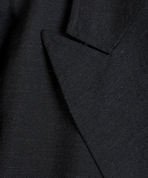 marka（マーカ）の「marka / マーカ：W.B JACKET LOOSE FIT - 2/72 washer wool tropical -：M25A-12JK01C[COR]（テーラードジャケット・メンズ・ブラック系その他・2）」の5枚目の写真