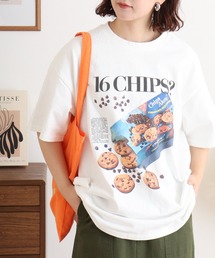 je crois soi プリント半袖カットソー