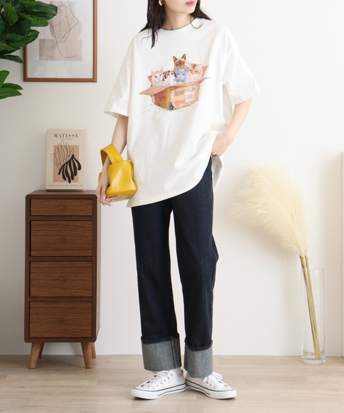 FUNALIVE(ファンアライブ)の「je crois soi プリント半袖カットソー(Tシャツ/カットソー・レディース・F/E/C/A/B/D・FREE)」の18枚目の写真