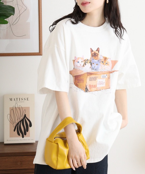 FUNALIVE(ファンアライブ)の「je crois soi プリント半袖カットソー(Tシャツ/カットソー・レディース・F/E/C/A/B/D・FREE)」の17枚目の写真