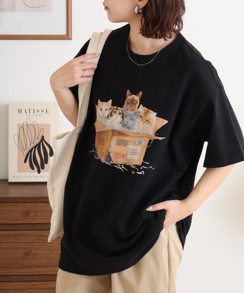 FUNALIVE(ファンアライブ)の「je crois soi プリント半袖カットソー(Tシャツ/カットソー・レディース・F/E/C/A/B/D・FREE)」の19枚目の写真