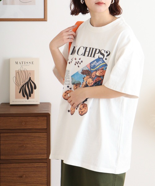 FUNALIVE(ファンアライブ)の「je crois soi プリント半袖カットソー(Tシャツ/カットソー・レディース・F/E/C/A/B/D・FREE)」の7枚目の写真