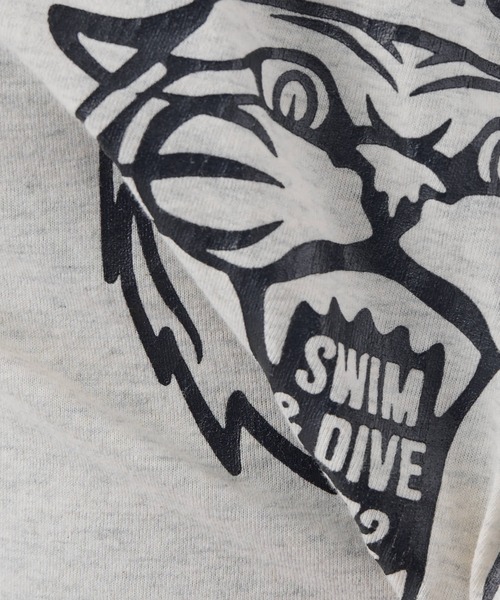 THE PAUSE(ザ ポーズ)の「【THE PAUSE】TIGER Tシャツ(Tシャツ/カットソー・レディース・グレー/ライトベージュ/グリーン/アイボリー/ホワイト・FREE)」の7枚目の写真