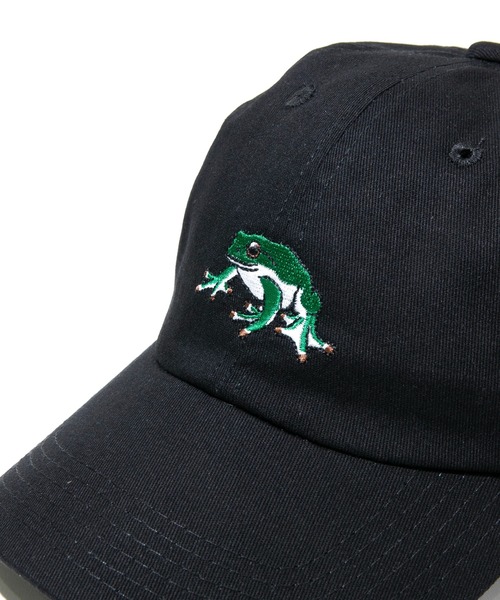 go slow caravan（ゴースローキャラバン）の「ツイル刺繍 BBキャップ（キャップ・メンズ・ブルー系その他/パープル/モスグリーン/ブラック・FREE）」の6枚目の写真