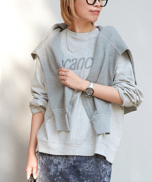 AMERICANA/アメリカーナ】VacancesロングスリーブTシャツ（Tシャツ