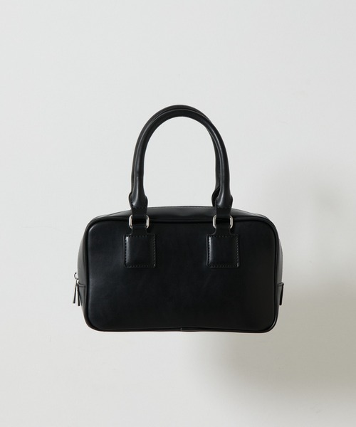 COLONY 2139(コロニートゥーワンスリーナイン)の「レクタングルボストンバッグ(ボストンバッグ・レディース・ベージュ/ブラック・FREE)」の4枚目の写真