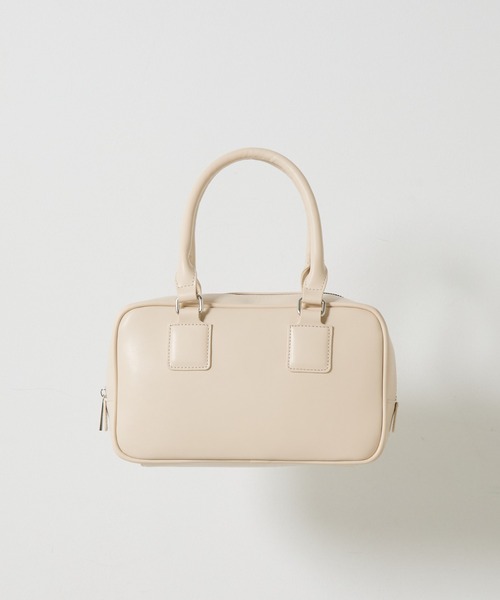 COLONY 2139(コロニートゥーワンスリーナイン)の「レクタングルボストンバッグ(ボストンバッグ・レディース・ベージュ/ブラック・FREE)」の5枚目の写真