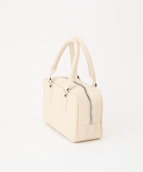 COLONY 2139(コロニートゥーワンスリーナイン)の「レクタングルボストンバッグ(ボストンバッグ・レディース・ベージュ/ブラック・FREE)」の10枚目の写真