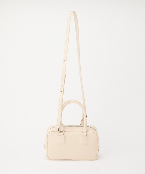 COLONY 2139(コロニートゥーワンスリーナイン)の「レクタングルボストンバッグ(ボストンバッグ・レディース・ベージュ/ブラック・FREE)」の12枚目の写真