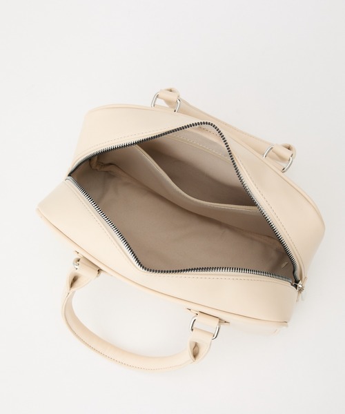 COLONY 2139(コロニートゥーワンスリーナイン)の「レクタングルボストンバッグ(ボストンバッグ・レディース・ベージュ/ブラック・FREE)」の18枚目の写真