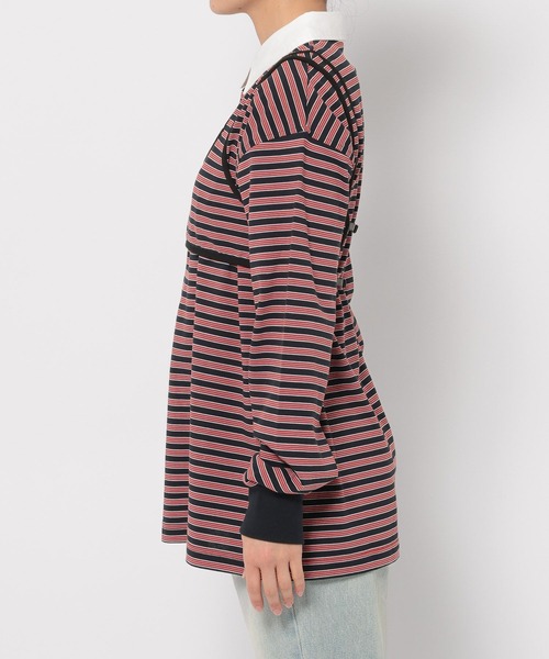 LOWRYS FARM（ローリーズファーム）の「マルチボーダー２ＰプルオーバーＬＳ　318746（Tシャツ/カットソー・レディース・ブルー/レッド・FREE）」の11枚目の写真