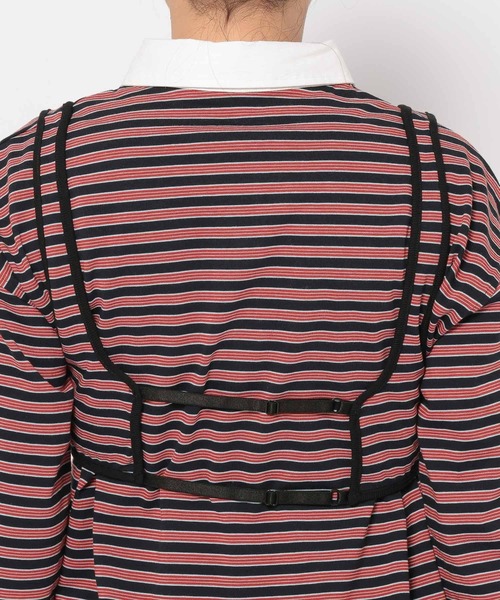 LOWRYS FARM（ローリーズファーム）の「マルチボーダー２ＰプルオーバーＬＳ　318746（Tシャツ/カットソー・レディース・ブルー/レッド・FREE）」の16枚目の写真
