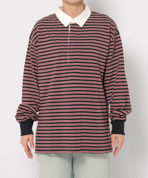 LOWRYS FARM（ローリーズファーム）の「マルチボーダー２ＰプルオーバーＬＳ　318746（Tシャツ/カットソー・レディース・ブルー/レッド・FREE）」の17枚目の写真