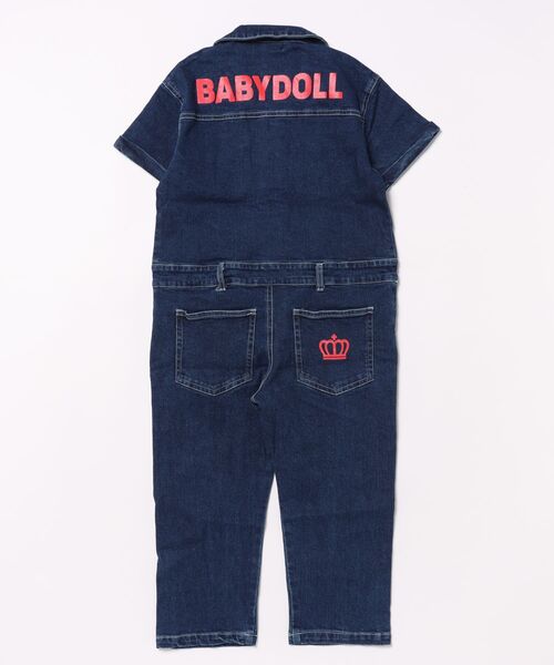 BABYDOLL(ベビードール)の「半袖つなぎ 0280K(ロンパース・キッズ・ライトブルー/ライトインディゴブルー・90cm/110cm/100cm)」の18枚目の写真