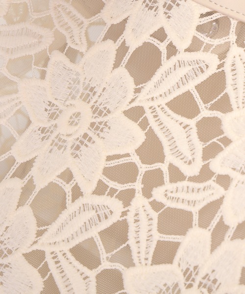 MERCURYDUO(マーキュリーデュオ)の「【MERCURYDUO/マーキュリーデュオ】ロゴ巾着&カードケース付 軽量エンブロイダリーレース 2WAYトートバッグ(トートバッグ・レディース・アイボリー/ブラック・FREE)」の14枚目の写真