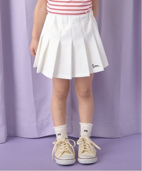 Lycee mine（リセマイン）の「プリーツスカパン（その他パンツ・キッズ・オフホワイト/ネイビー/ベージュ/ラベンダー・110cm/140cm/100cm/120cm/150cm/130cm）」の2枚目の写真