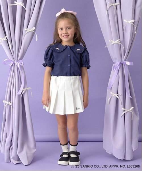 Lycee mine（リセマイン）の「プリーツスカパン（その他パンツ・キッズ・オフホワイト/ネイビー/ベージュ/ラベンダー・110cm/140cm/100cm/120cm/150cm/130cm）」の19枚目の写真