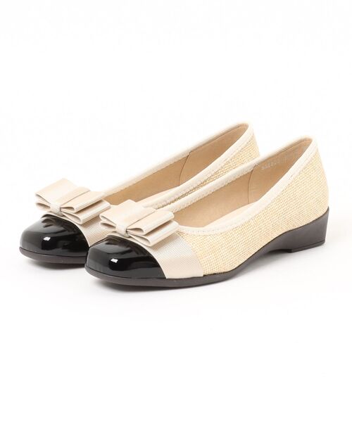 Bridget Birkin(ブリジットバーキン)の「【Bridget Birkin Walk】グログランリボン切替ウォーキングパンプス(555223)(パンプス・レディース・グレー系その他/ブラック/ベージュ系その他/ブラック系その他・24/23.5/23/24.5/22.5)」の7枚目の写真