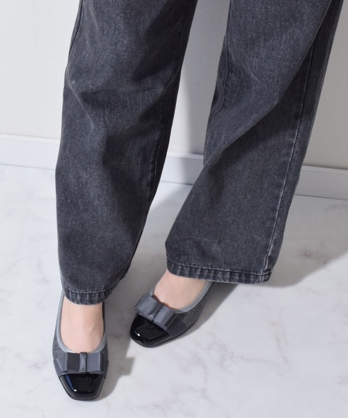 Bridget Birkin(ブリジットバーキン)の「【Bridget Birkin Walk】グログランリボン切替ウォーキングパンプス(555223)(パンプス・レディース・グレー系その他/ブラック/ベージュ系その他/ブラック系その他・24/23.5/23/24.5/22.5)」の10枚目の写真