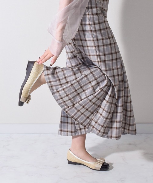 Bridget Birkin(ブリジットバーキン)の「【Bridget Birkin Walk】グログランリボン切替ウォーキングパンプス(555223)(パンプス・レディース・グレー系その他/ブラック/ベージュ系その他/ブラック系その他・24/23.5/23/24.5/22.5)」の11枚目の写真