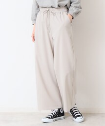 【ウエストゴム・洗える】ドロストリラックスパンツ（XS～L）