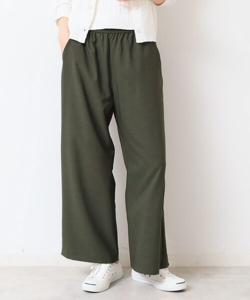 Dessin(デッサン)の「【ウエストゴム・洗える】ドロストリラックスパンツ(XS~L)(その他パンツ・レディース・ナチュラル/グレー/ネイビー/ダークオリーブ・03/02/01/00)」の3枚目の写真