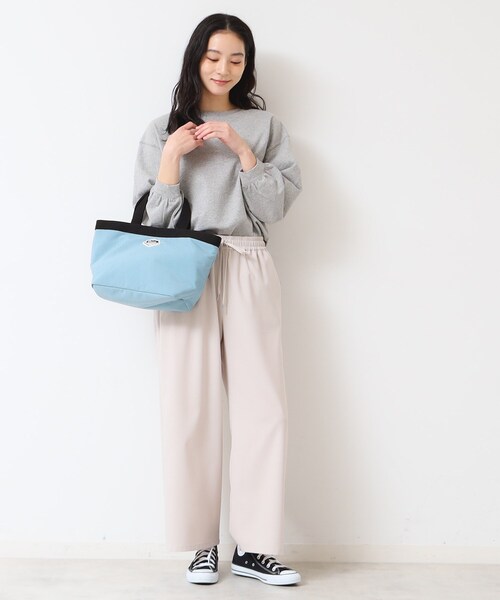 Dessin(デッサン)の「【ウエストゴム・洗える】ドロストリラックスパンツ(XS~L)(その他パンツ・レディース・ナチュラル/グレー/ネイビー/ダークオリーブ・03/02/01/00)」の15枚目の写真