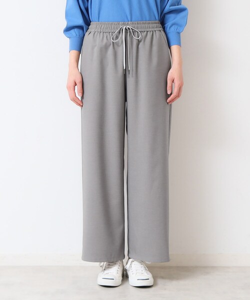 Dessin(デッサン)の「【ウエストゴム・洗える】ドロストリラックスパンツ(XS~L)(その他パンツ・レディース・ナチュラル/グレー/ネイビー/ダークオリーブ・03/02/01/00)」の21枚目の写真