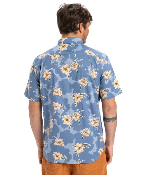 Quiksilver（クイックシルバー）の「APERO CLASSIC SS/クイックシルバー半袖総柄シャツ（シャツ/ブラウス・メンズ・ブラック/カーキ/グリーン/ブルー/ブルー系その他/ブラック系その他・MEDIUM/LARGE/X-LARGE/SMALL）」の22枚目の写真