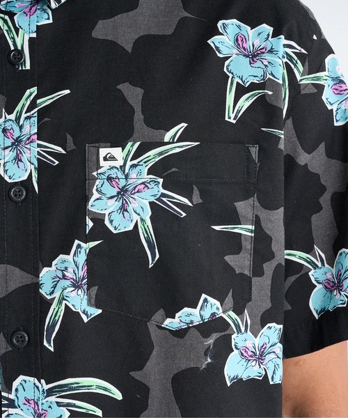 Quiksilver（クイックシルバー）の「APERO CLASSIC SS/クイックシルバー半袖総柄シャツ（シャツ/ブラウス・メンズ・ブラック/カーキ/グリーン/ブルー/ブルー系その他/ブラック系その他・MEDIUM/LARGE/X-LARGE/SMALL）」の11枚目の写真