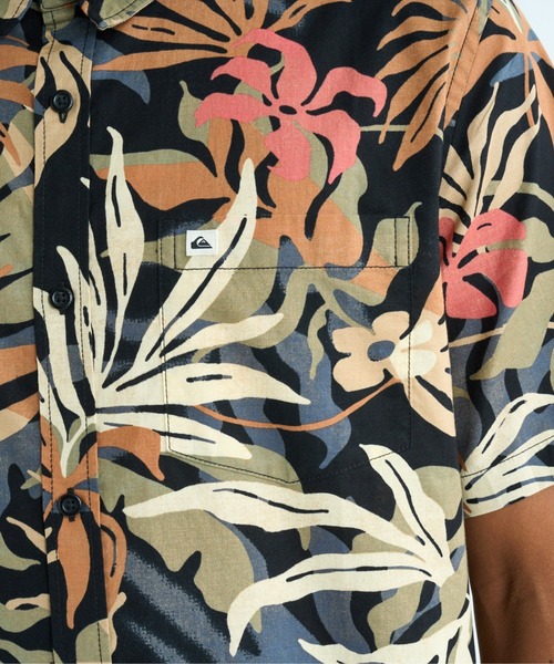 Quiksilver（クイックシルバー）の「APERO CLASSIC SS/クイックシルバー半袖総柄シャツ（シャツ/ブラウス・メンズ・ブラック/カーキ/グリーン/ブルー/ブルー系その他/ブラック系その他・MEDIUM/LARGE/X-LARGE/SMALL）」の14枚目の写真
