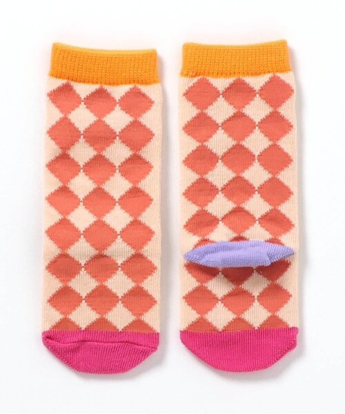 BREEZE（ブリーズ）の「【Bpop】ポップベビーハイソックス（ベビーシューズ/ベビーソックス・キッズ・グレー/オフホワイト/レッド/オレンジ・9/12）」の10枚目の写真