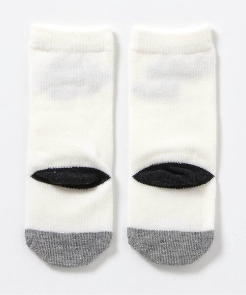 BREEZE（ブリーズ）の「【Bpop】ポップベビーハイソックス（ベビーシューズ/ベビーソックス・キッズ・グレー/オフホワイト/レッド/オレンジ・9/12）」の12枚目の写真