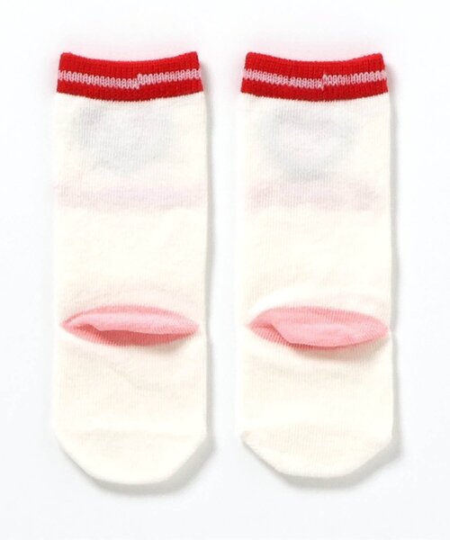 BREEZE（ブリーズ）の「【Bpop】ポップベビーハイソックス（ベビーシューズ/ベビーソックス・キッズ・グレー/オフホワイト/レッド/オレンジ・9/12）」の13枚目の写真