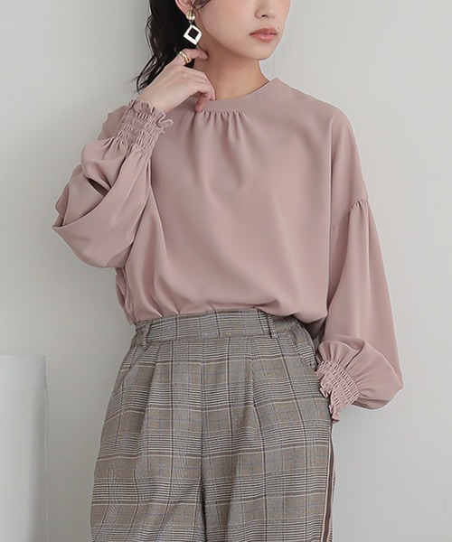 n'OrLABEL（ノアールレーベル）の「『前後2wayブラウス』（シャツ/ブラウス・レディース・オフホワイト/ブルー/ブラック/ピンク・2/1）」の4枚目の写真