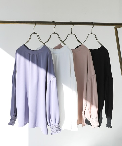 n'OrLABEL（ノアールレーベル）の「『前後2wayブラウス』（シャツ/ブラウス・レディース・オフホワイト/ブルー/ブラック/ピンク・2/1）」の14枚目の写真