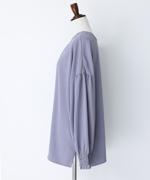 n'OrLABEL（ノアールレーベル）の「『前後2wayブラウス』（シャツ/ブラウス・レディース・オフホワイト/ブルー/ブラック/ピンク・2/1）」の21枚目の写真