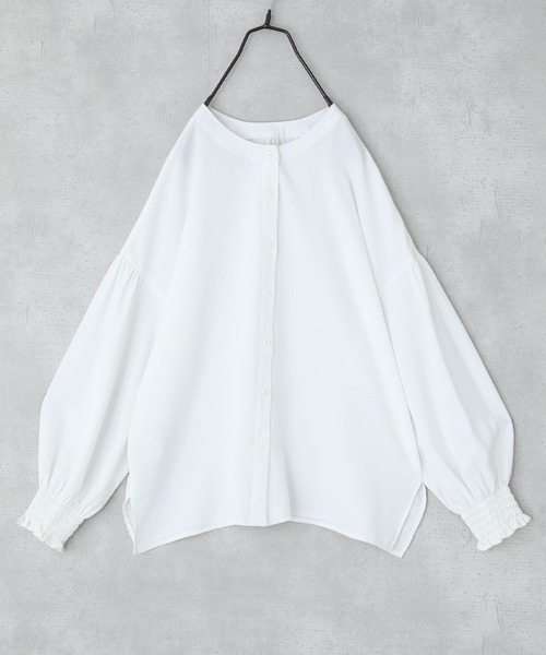 n'OrLABEL（ノアールレーベル）の「『前後2wayブラウス』（シャツ/ブラウス・レディース・オフホワイト/ブルー/ブラック/ピンク・2/1）」の17枚目の写真